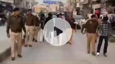 रोहतक: काहनी गांव में ऑनर किलिंग के आरोपियों को हथकड़ी डालकर सड़क पर घुमाया, पुलिस ने कहा - बदमाशों की यही औकात