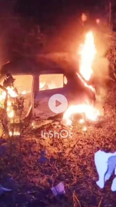 सफीपुर: सफीपुर के आसीवन में मियागंज-सफीपुर मार्ग पर नीलगाय की टक्कर से लगी आग, तीन लोग झुलसे, चार पहिया वाहन धुंधू कर जला