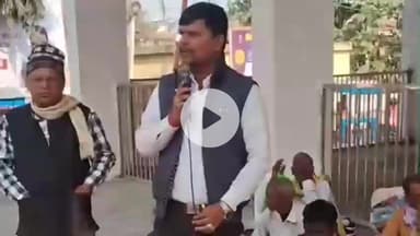 जमुई: कचहरी चौक के अंबेडकर प्रतिमा स्थल पर वामपंथी ट्रेड यूनियन के श्रमिकों और किसानों ने किया प्रतिरोध सभा का आयोजन