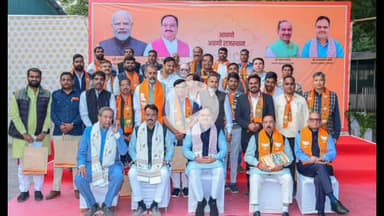 नाथद्वारा: नाथद्वारा और राजसमंद के पदाधिकारी ने मुख्यमंत्री भजनलाल शर्मा से की मुलाकात