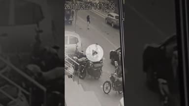 चोरों के होंसले बुलंद दिनदहाड़े बाइक चोरी: सीसीटीवी में कैद ।