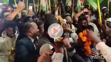 जगदलपुर: कांग्रेस के छत्तीसगढ़ प्रभारी सचिन पायलेट जगदलपुर पहुंचे, कांग्रेसियों ने जगह-जगह किया स्वागत