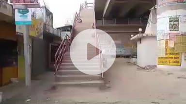 चंदौली: चंदौली रेलवे ओवरब्रिज पर पैदल जाने के लिए बनी सीढ़ी पर बंदरों का आतंक, लोगों ने आना-जाना किया बंद