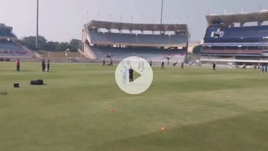 कांके: रांची के JSCA में रोहित शर्मा, विराट और तिलक वर्मा ने नेट पर जमकर अभ्यास किया