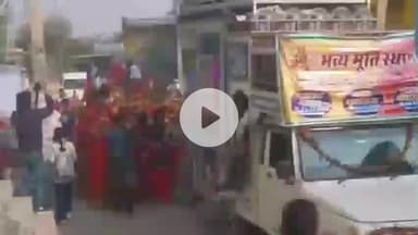 चिड़ावा: अडूका में मां दुर्गा की मूर्ति स्थापना, कलश यात्रा के साथ हुआ भव्य धार्मिक आयोजन