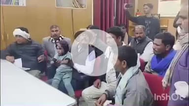 बारां: अंता के निर्दलीय प्रत्याशी नरेश मीणा ने किसानों और आम लोगों की समस्याओं को लेकर प्रशासन से की मुलाकात