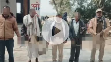 भोरे: दयाल छापर पांडे टोला में इश्तेहार तामिला के दौरान पुलिस ने तीन वांछित अभियुक्तों को किया गिरफ्तार