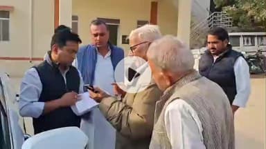 चूरू: कलेक्ट्रेट परिसर में सांसद राहुल कस्वां ने जनसुनवाई की, पंचायत गठन को लेकर अनियमितताओं के लगाए आरोप