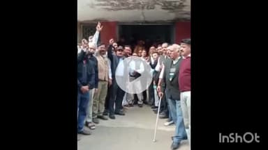 सिरोंज: आजक्स प्रांत अध्यक्ष की जातिगत टिप्पणी के विरोध में ब्राह्मण समाज का तहसील कार्यालय में प्रदर्शन