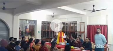 শ্যামপুর ১: শ্যামপুর বিধানসভার ৬ নম্বর মন্ডলে বুথ সশক্তি করন কর্মসূচি উপস্থিত জেলা বিজেপি সভাপতি।