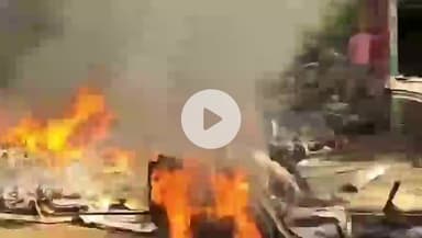 हज़ारीबाग: चौपारण में कबाड़ दुकान में भीषण आग, लाखों का नुकसान, स्थानीय लोगों की सूझबूझ से टला बड़ा हादसा