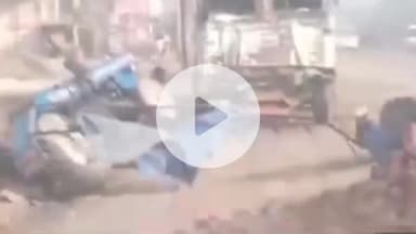 कानपुर: नौबस्ता हाईवे पर मौरंग मंडी के सामने ट्रक और ट्रैक्टर की टक्कर में एक व्यक्ति की मौत