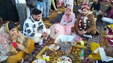 रामपुर: आश्रम पद्धति स्कूल के निकट मुख्यमंत्री सामूहिक विवाह योजना के तहत 1045 जोड़ों के हुए विवाह, डीएम ने दी जानकारी