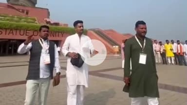 कैरो: यूनिटी मार्च में लोहरदगा टीम ने लिया भाग, 368 युवाओं ने केवड़िया में एकता का संदेश दिया