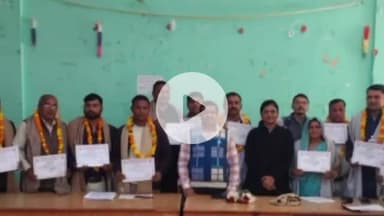 गोपद बनास: सीधी विधानसभा के 21 बीएलओ को किया गया सम्मानित, तहसीलदार रहे मौजूद