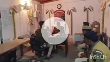 आरा: भोजपुर SP ने गीधा थाना का निरीक्षण किया, निरीक्षण के दौरान दिए आवश्यक दिशा-निर्देश