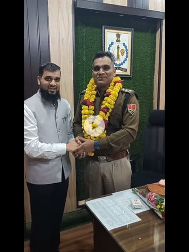 💫Dysp जनाब रूद्र प्रकाश शर्मा जी को कोटा पंचम में पद स्थापित होने पर मुबारकबाद....🌹