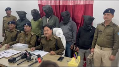 गिरिडीह: गिरिडीह पुलिस ने पांच साइबर अपराधियों को पकड़ा, साइबर डीएसपी आबिद खान ने बरवाडीह थाना में दी जानकारी