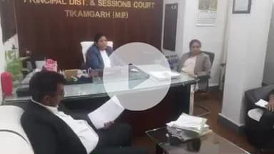 टीकमगढ़: नेशनल लोक अदालत के संबंध में बीमा कंपनियों के अधिकारियों के साथ वीडियो कॉन्फ्रेंस बैठक संपन्न