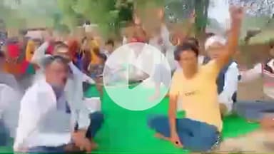 टोंक: दाखिया बांध से नहर में पानी छोड़ने की मांग को लेकर किसानों का धरना प्रदर्शन जारी, एक्सईएन का फूंका पुतला