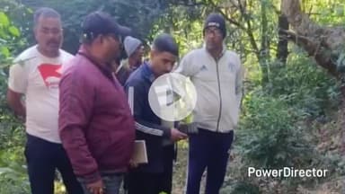 बेतालघाट: बसगांव क्षेत्र में आवासीय भवनों के ठीक नीचे दो सौ मीटर दायरे में करीब 1 मीटर गहरी दरारें आने के बाद प्रशासन आया हरकत में