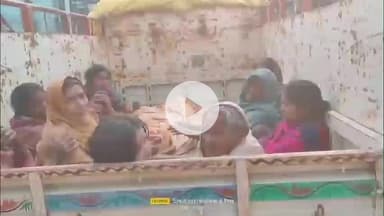 जमुई: खादिग्राम चौक के पास हाइवा की टक्कर से एक महिला की मौत, ग्रामीणों ने ट्रक चालक को पकड़कर पुलिस के हवाले किया