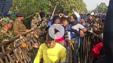 कांके: भारत-दक्षिण अफ्रीका मैच में दर्शकों के घुसने पर पुलिस ने लाठीचार्ज किया