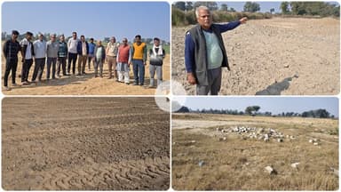गंगा एक्सप्रेसवे निर्माण को लगाया प्लांट, सामान समेटकर कंपनी फरार, किसानों की 128 बीघा जमीन बर्बाद
