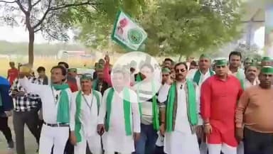 #आज जनपद #गौतमबुद्धनगर में #नोएडा एक्सप्रेस के फलेदा #कट पर भा.कि.यू.लोकशक्ति के #राष्ट्रीय अध्यक्ष श्री मास्टर श्यौराज