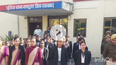 नाथद्वारा: नाथद्वारा के पुलिस उप कप्तान ने बाजारों का भ्रमण कर शहरवासियों से किया संवाद