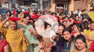 पानीपत: समालखा में गीता जयंती पर महिलाओं ने निकाली शोभायात्रा, स्कूली बच्चों ने दी प्रस्तुति, धर्म और आध्यात्मिकता का दिया संदेश