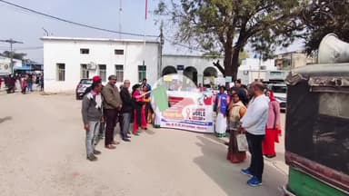 लोहरदगा: लोहरदगा सदर अस्पताल से एड्स जागरूकता रैली निकली, HIV/एड्स से बचाव का संदेश शहर में गूंजा