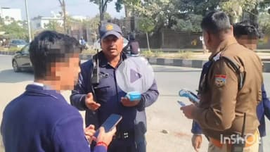 देहरादून: यातायात नियमों का उल्लंघन करने पर दून पुलिस ने की कार्रवाई