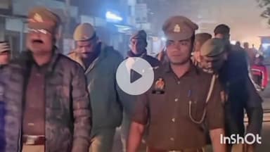 बरेली: बिथरी चैनपुर थाना प्रभारी ने क्षेत्र के विभिन्न इलाकों में किया पैदल मार्च