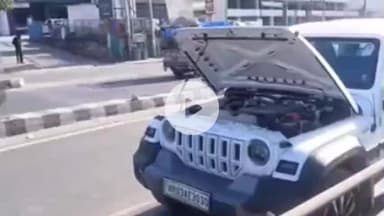 देहरादून: पानी-मिश्रित पेट्रोल से महिंद्रा थार के पहिये हुए जाम, युवक अंबाला शहर से देहरादून पहुंचा था