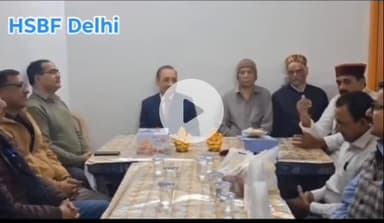 हिमाचल मित्र मंडल पं० दिल्ली ने सेवानिवृत्त हुए साथियों को स्मृति चिन्ह गणेश प्रतिमा देकर किया सम्मानित।