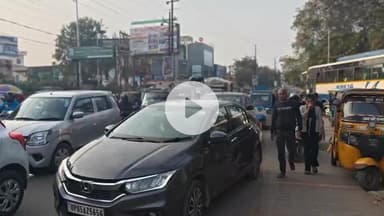 मथुरा: यातायात महा में मथुरा बेहाल, BSA रोड सहित शहर में सुबह से शाम तक लगा जाम, शहर का हाल बेहाल