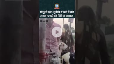 हमीरपुर में मामूली कहा-सुनी में 2 पक्षों में चले जमकर लाठी डंडे विडियो वायरल | bundelivarta