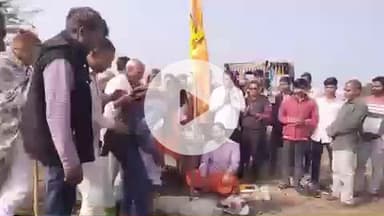 सुनेल: कादर नगर में गौशाला के लिए किया गया भूमि पूजन