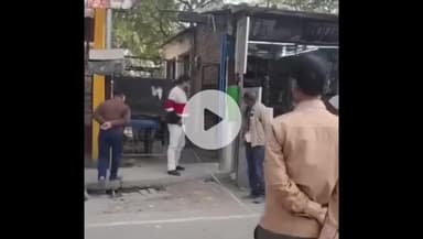 मैरवा: मैरवा बाजार में अतिक्रमण हटाने के लिए ब्लॉक कर्मचारियों द्वारा की गई नापी