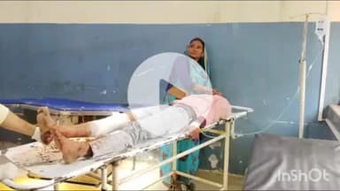 बांदा: स्वराज कॉलोनी गली नंबर 2 के पास 4 पहिया गाड़ी की टक्कर से बाइक सवार युवक गंभीर रूप से घायल