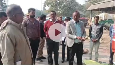 महाराजगंज: जिलाधिकारी संतोष कुमार शर्मा ने परतावल मंडी का किया निरीक्षण