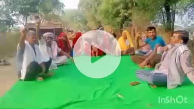 टोंक: दाखिया बांध नहर पर किसानों का धरना प्रदर्शन छठे दिन भी जारी