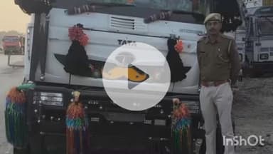 टोंक: बरौनी थाना पुलिस ने अवैध बजरी खनन कर परिवहन करते हुए एक डंपर को किया ज़ब्त