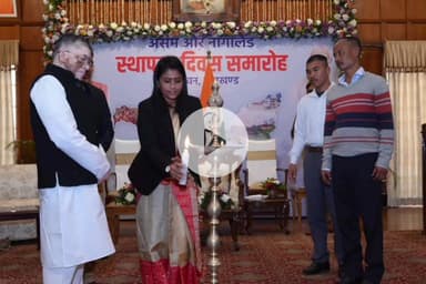 लोक भवन, रांची में आज नागालैंड एवं असम राज्य स्थापना दिवस समारोह का आयोजन किया गया।