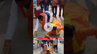 हिंदू महासभा का लेट लेट कर प्रदर्शन. #reels #hindu #mahasabha