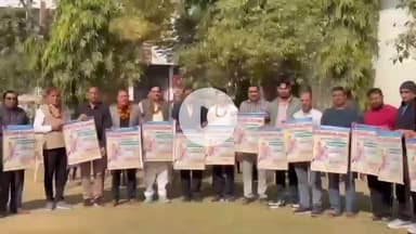 चिड़ावा: क्यामसर में बनेगा लोक देवता तेजाजी का 165 फीट ऊंचा भव्य मंदिर, चिड़ावा में हुआ पोस्टर विमोचन