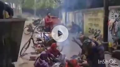 हुज़ूर: रीवा: निगमायुक्त के निर्देश पर ठंड को देखते हुए अलाव की कुशल व्यवस्था