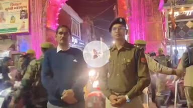 मथुरा: 6 दिसंबर को लेकर मथुरा शहर में हाई अलर्ट, डीएम और SSP ने किया फ्लैग मार्च