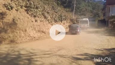 मंडी: मंडी फोरलेन से शहर को जोड़ने वाली सड़क खस्ताहाल, डेढ़ किमी सड़क पर धूल से लोग परेशान; विभाग ने दिया आश्वासन